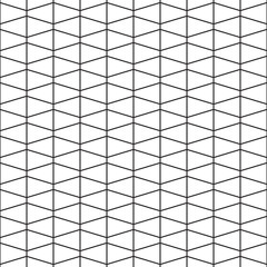 Stylish linear seamless vector pattern