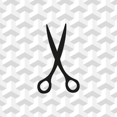 scissors icon stock vector illustration flat design