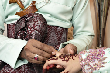 Malay wedding traditional in Malaysia