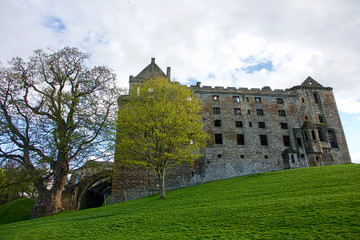 Fototapeta na wymiar Linlithgow Palace near Edinburgh in Scotland.