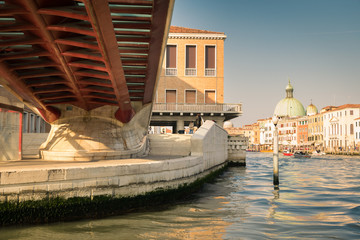 Ancient and Modern Architecture merge in beautiful Venice, Italy.
