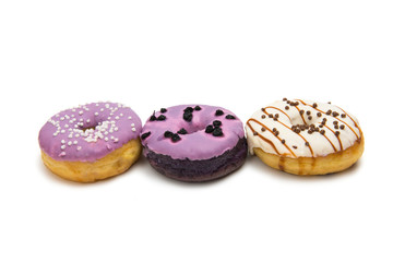 Donuts in glaze