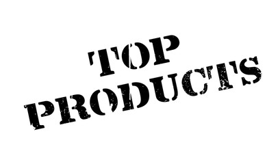 Top Products rubber stamp. Grunge design with dust scratches. Effects can be easily removed for a clean, crisp look. Color is easily changed.