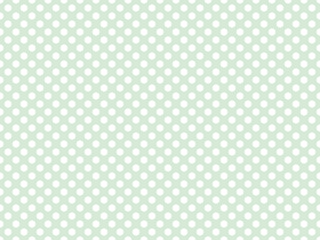 Polka dot seamless pattern. White circles on a green background. Vector illustration. Background for web banners, Wallpapers, print on fabric, textile, wrappers, gifts, clothing. Vintage retro style