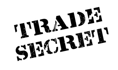Fototapeta premium Trade Secret rubber stamp. Grunge design with dust scratches. Effects can be easily removed for a clean, crisp look. Color is easily changed.