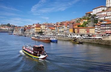 Porto city at sunny day, Portugal