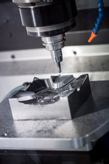 Metalworking CNC milling machine. © Andrei Armiagov