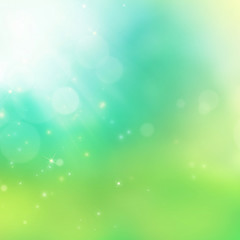Green sparkle abstract background