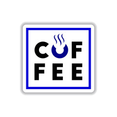 Label Frames and badges vector icon design collection coffee emblem coffee sign
