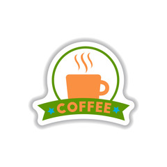 Label Frames and badges vector icon design collection coffee emblem
