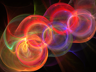 Abstract fractal background