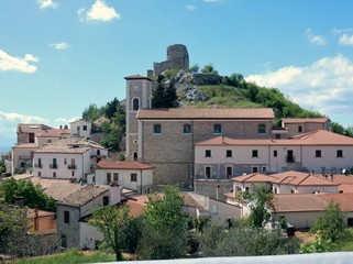 Fototapeta na wymiar Veduta di Rocca San Felice