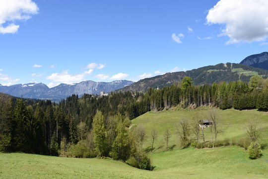 Itter, Tirol, Dorf, Wiese,  W&ouml;rgl, Inntal, Brixental, Wilder, Kaiser, Schnee, Eis, schmelzen