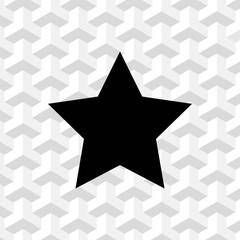 star icon stock vector illustration flat design