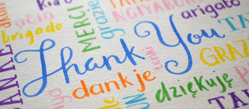 THANK YOU Hand Lettering Card