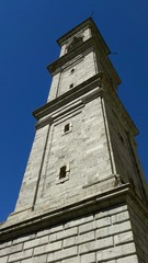 Fototapeta na wymiar Campanile della chiesa - monumento storico