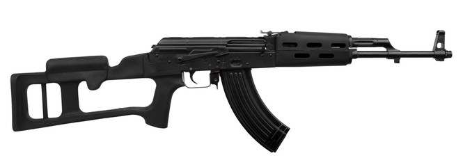 Gun isolated on white background