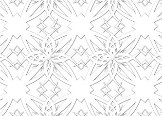 Grey Vintage pattern backgrounds for design.