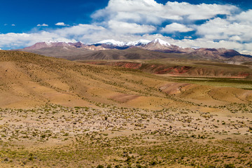 Monumental mountains in Bolivia