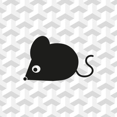 mouse icon stock vector illustration flat design