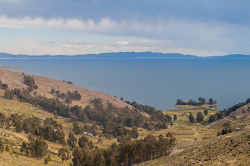 Titicaca lake in Bolivia