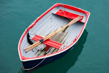 Fototapeta na wymiar small row boat