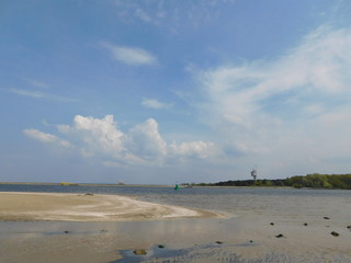 Baltic shore in Swinoujscie