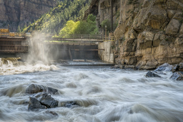 Naklejka premium Colorado River at Shoshone Power Plant