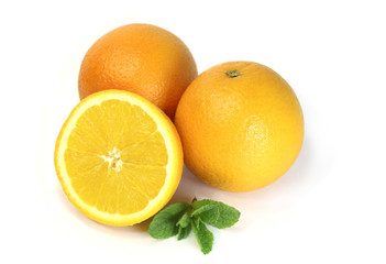 orange with mint