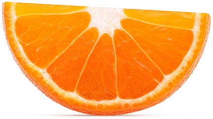 Fresh peeled tangerine slice