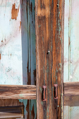 Weathered Wooden Door Frame Texture