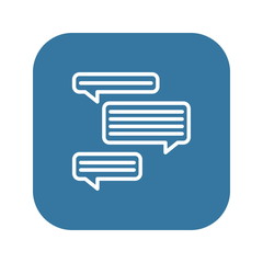 Discussion Board Icon. Business Concept.