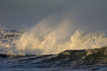 Waves at Sunrise In Washington State