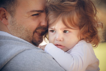 father with the baby