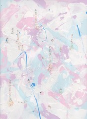 Abstract Splatter Painting