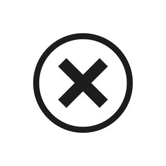 Obraz premium Delete icon vector