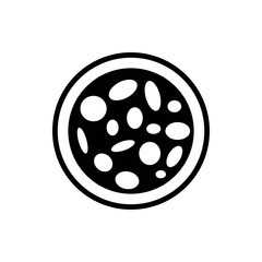 pizza icon stock vector illustration