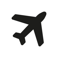 Obraz premium Plane vector icon