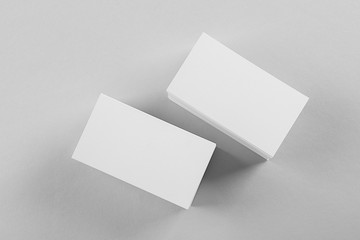 Set of blank items for branding on light background