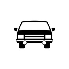car icon vector illustration. Flat design style