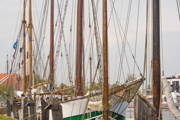 Boote im Greifswalder Hafen 