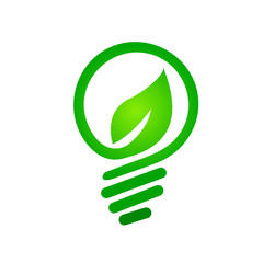 green light bulb