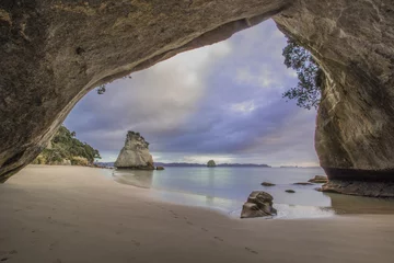 Peel and stick wall murals Cathedral Cove Cathedral Cove Sunrise