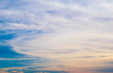 beautiful sunset sky background