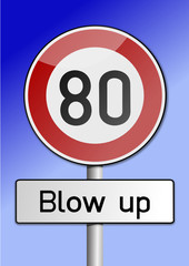 80 Blow up