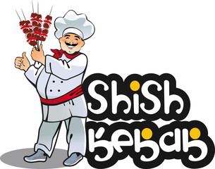 shish kebab cook, east kitchen character