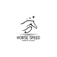 Fototapeta premium horse abstract logo