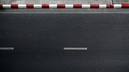 Fototapeta premium texture of asphalt and footpath