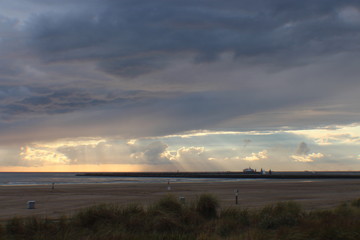 Clouds And The Sea - A Study In The Netherland