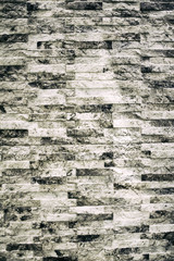 Decorative stone wall